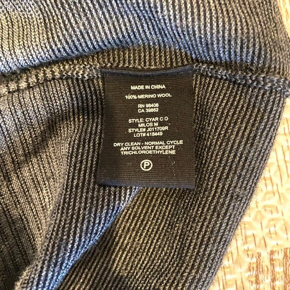 Theory Lightweight Merino Wool Men's Sweater Size Large - Picture 5 of 7